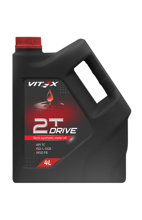 Полусинтетическое моторное масло для двухтактных двигателей Vitex Drive 2T