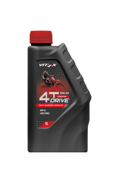 Полусинтетическое моторное масло Vitex Universal Drive 4T 10W-40