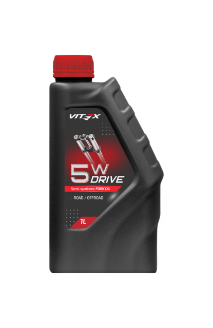 Всесезонное полусинтетическое гидравлическое масло Vitex Drive Fork oil 5W