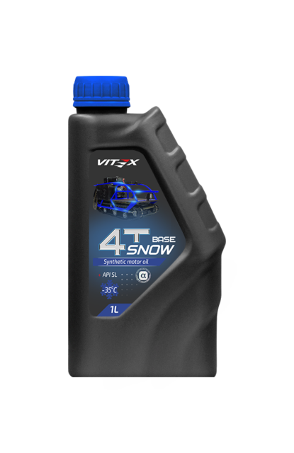 Масло моторное для мотобуксировщиков и снегоходов Vitex Snow Base 5W-40