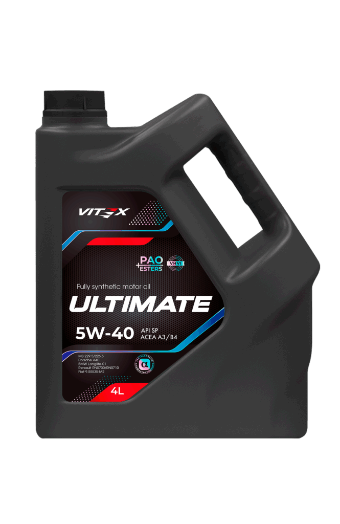 Vitex Ultimate 5W-40 API SP ACEA A3/B4
